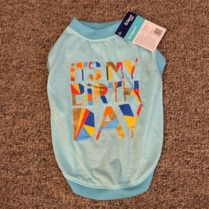 Frisco Blue Birthday Dog Shirt